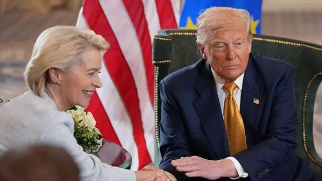 «Я был бы счастлив», – Трамп отреагировал на инцидент с самолетом фон дер Ляйен