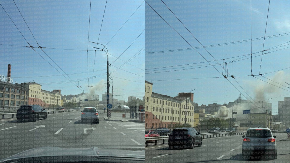 У Києві на Деміївській спалахнула пожежа на фабриці Roshen, відео