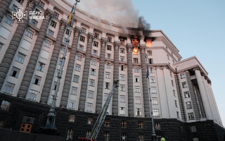 Юлія Свириденко підтвердила пошкодження будівлі Уряду в Києві внаслідок атаки РФ – фото