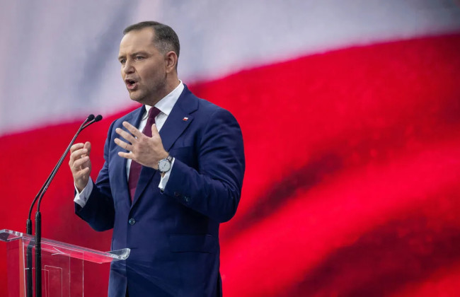 Кароль Навроцкий отреагировал на нарушение российскими дронами воздушного пространства Польши