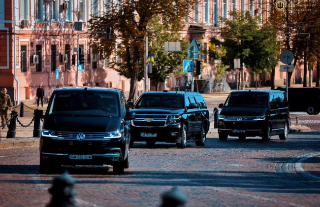 У центрі Києва 12 вересня діятимуть обмеження руху через візит іноземних делегацій