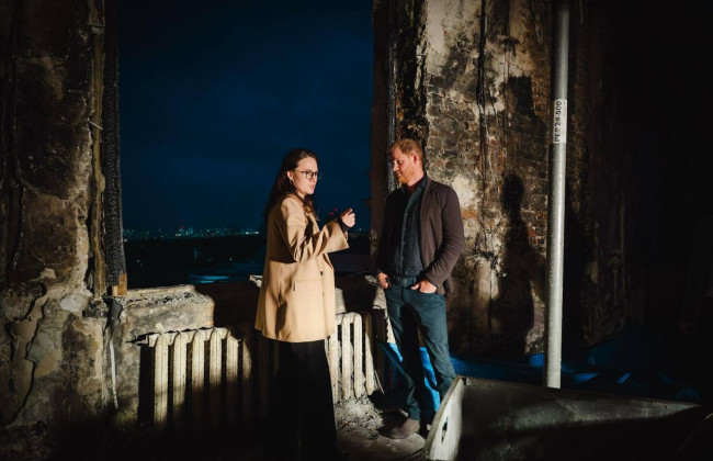 Свириденко встретилась с принцем Гарри в Киеве: показала последствия обстрела Кабмина