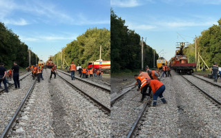 Рух поїздів між Васильковом і Бояркою повністю відновлено після нічних вибухів на Київщині