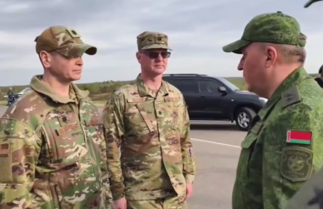 Американские военные приехали в Беларусь, чтобы наблюдать за военными учениями с РФ, – Reuters