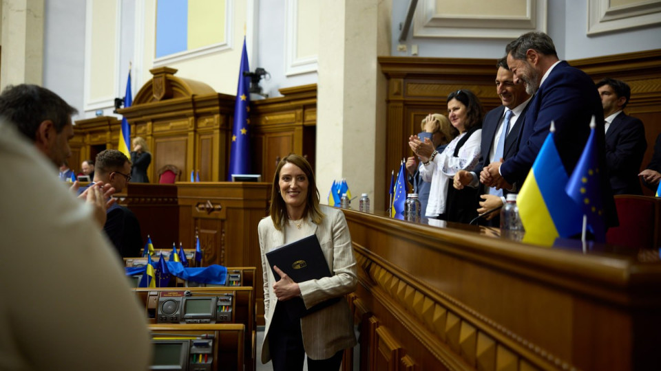 В Киеве откроют постоянное представительство Европарламента — Роберта Метсола