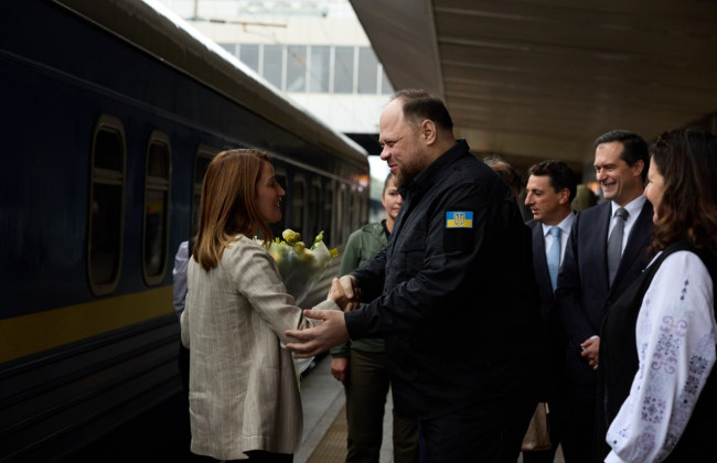 В Киев прибыла глава Европарламента Роберта Метсола