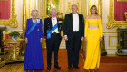 Дональд Трамп с первой леди Меланией прибыли в Великобританию и встретились с королевской семьей, фото