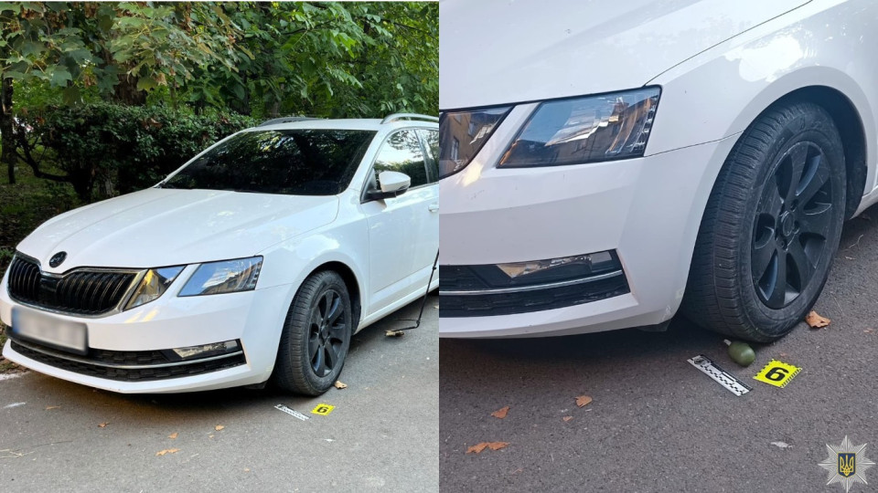 В Мукачево женщина нашла под собственным автомобилем гранату — она ​​оказалась тренировочной
