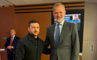 Владимир Зеленский встретился с королем Испании Фелипе VI