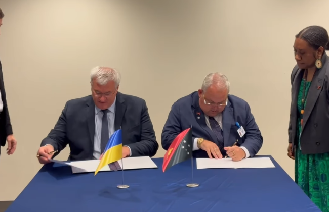 Україна та Папуа Нова Гвінея встановили дипломатичні відносини