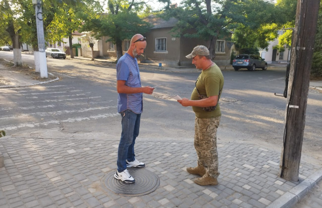 В Одессе появились палатки с сотрудниками ТЦК – для чего их установили