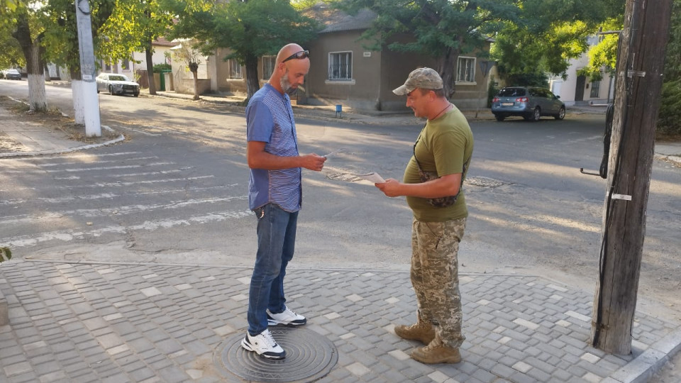 В Одесі з’явилися намети з працівниками ТЦК – для чого їх встановили