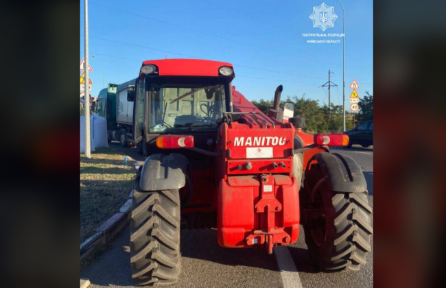 «Фальшивый тракторист»: в Киевской области задержали водителя с липовыми документами