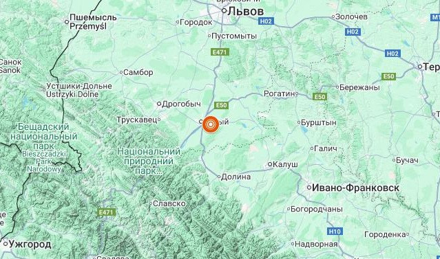 Во Львовской области зафиксировали землетрясение