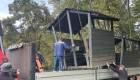 В парке «Отрадный» демонтировали незаконные беседки – фото