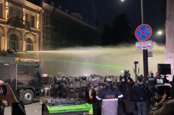 У Тбілісі спалахнули масові протести: мітингувальники штурмують президентський палац, відео