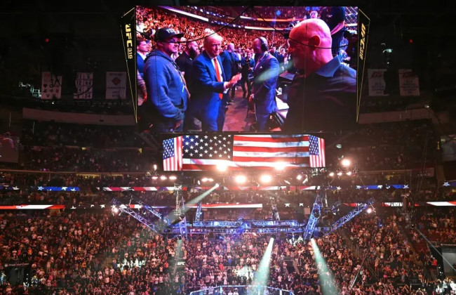 Трамп проведет на территории Белого дома большой бой UFC
