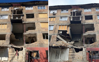У Києві обвалилися квартири багатоповерхівки, пошкодженої обстрілом ще в липні — фото