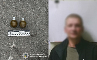 У Києві затримали мешканця Троєщини, який продавав бойові гранати
