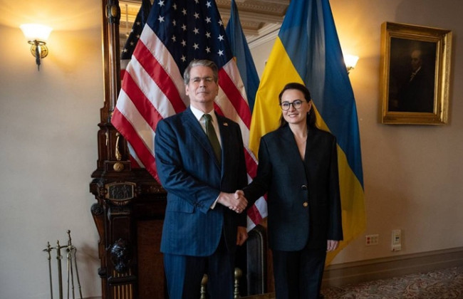 Юлия Свириденко обсудила с министром финансов США Бессентом санкции против РФ