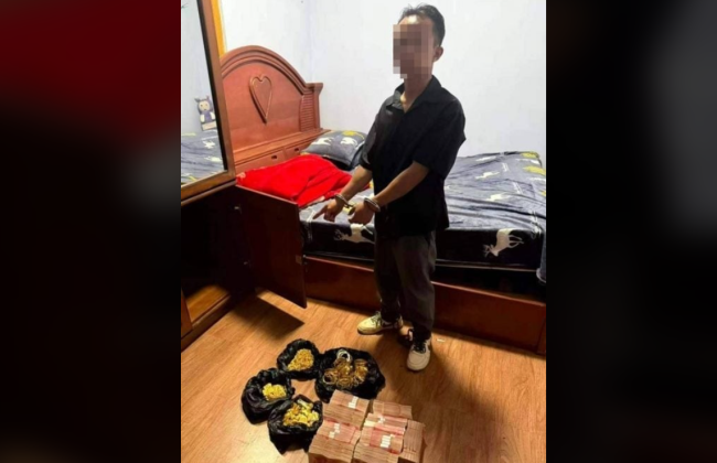 В Мьянме мужчина 9 дней копал тоннель к ювелирному магазину и украл 4 кг золота