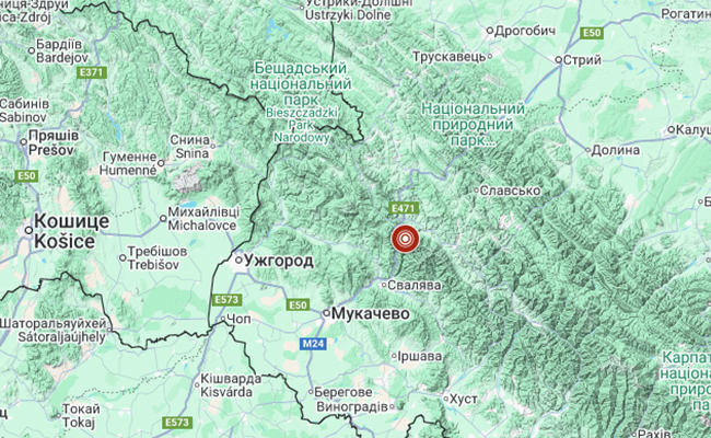 На Закарпатье произошло землетрясение