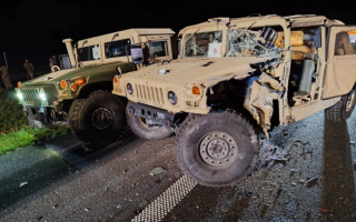 В Польше автобус столкнулся с колонной американских военных — есть пострадавшие