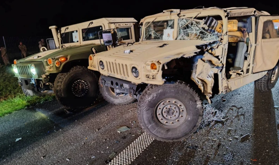 В Польше автобус столкнулся с колонной американских военных — есть пострадавшие