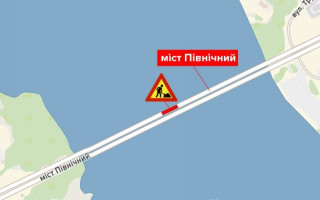 В Киеве ограничат движение транспорта на Северном мосту