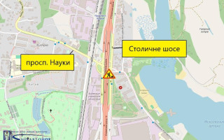 У Києві на тиждень обмежать рух Столичним шосе