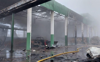 Вночі три дрони атакували біомасову ТЕЦ на Черкащині – фото наслідків