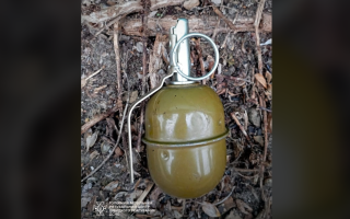 На Київщині в одному з гаражних кооперативів знайшли бойову гранату, фото