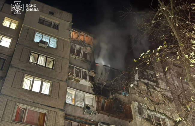 РФ массированно атаковала почти все районы Киева — есть погибшие и раненые, фото