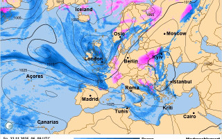Україна на контрасті: на заході – мокрий сніг та ожеледиця, а на півдні +20 тепла