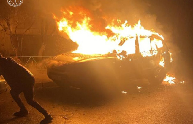 У Києві чоловік через ревнощі спалив авто викладача військового навчального закладу