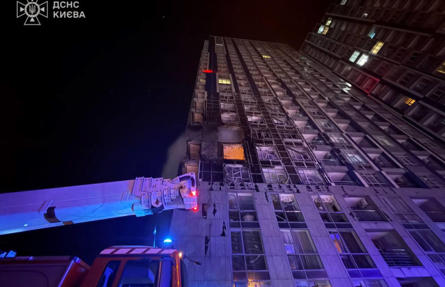 Атака на Киев: разрушения на Святошино, есть погибшие, число пострадавших растет