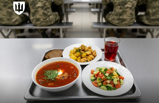 Що у тарілці українських військових: Міноборони роз’яснило принципи організації харчування в ЗСУ