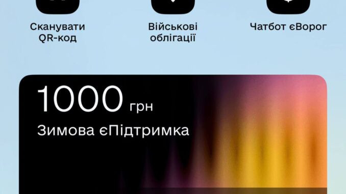 Зимова підтримка: до якого числа можна витратити 1000 гривень