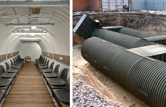 На Київщині встановили перше модульне підземне укриття на 48 осіб за 5,5 млн гривень