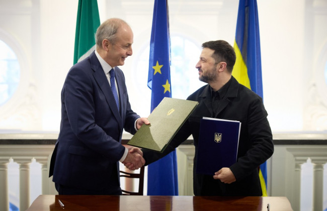 Украина и Ирландия подписали Дорожную карту партнерства до 2030 года
