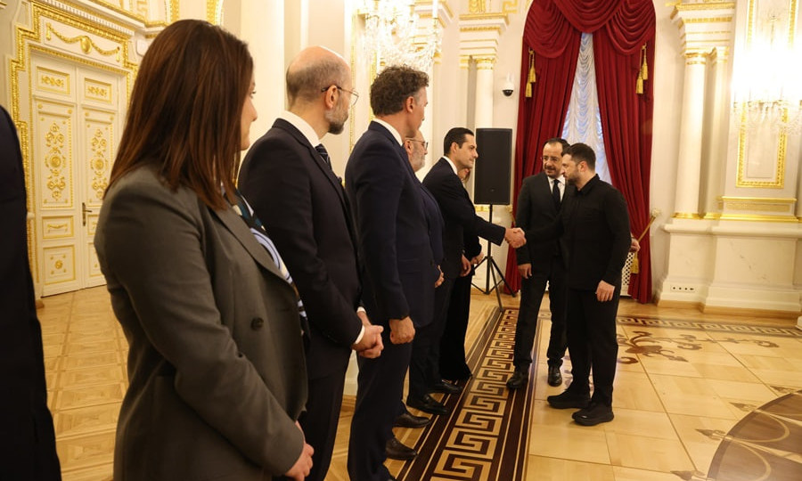 Президент Кипра Христодулидис прибыл с официальным визитом в Киев на встречу с Зеленским