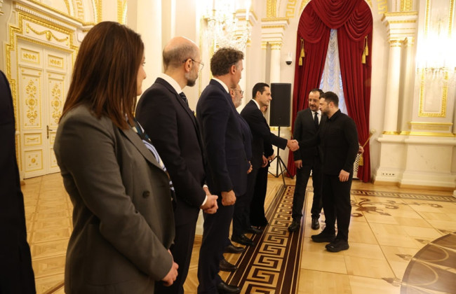 Президент Кипра Христодулидис прибыл с официальным визитом в Киев на встречу с Зеленским