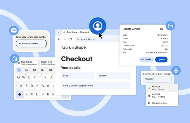 Google розширила функції автозаповнення у Chrome