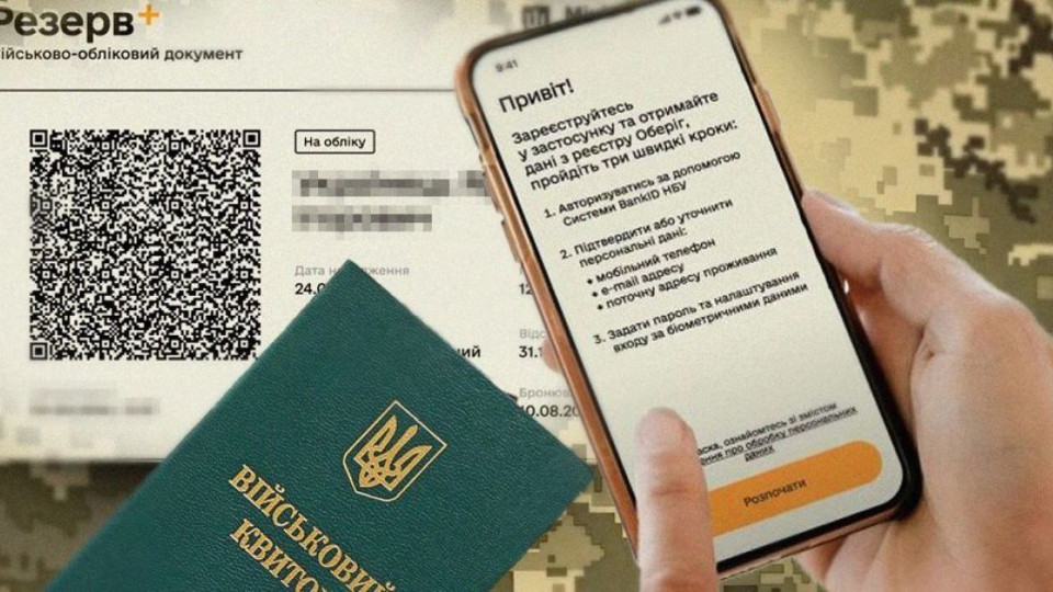 Електронний документ у Резерв+ стає основним для військовозобов'язаних - Свириденко