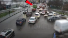 В Киеве водитель маршрутки объехал затор по встречной полосе: видео