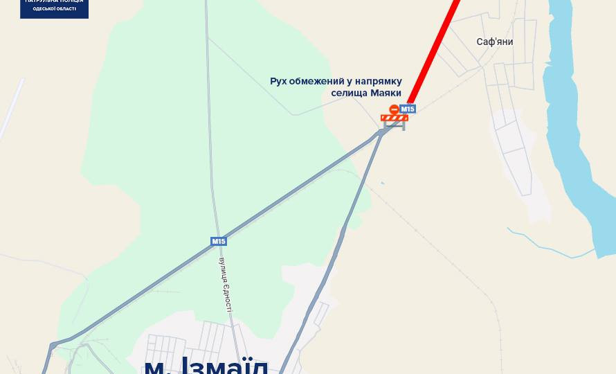 Рух на трасі Одеса – Рені у Маяках відновлено після атак БПЛА