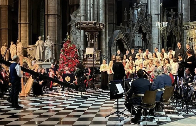 Український хор виступив у різдвяному зверненні короля Чарльза III – відео