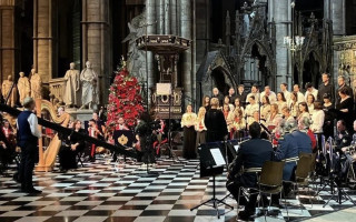 Український хор виступив у різдвяному зверненні короля Чарльза III – відео