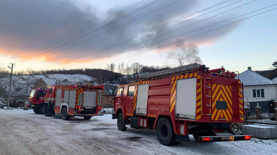 На Мукачівщині загорілася магістральна газова труба