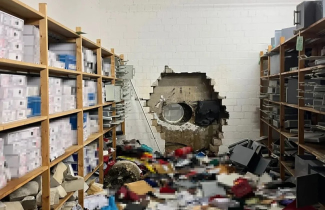 Різдвяне пограбування в Німеччині: зловмисники просвердлили стіну банківського сховища